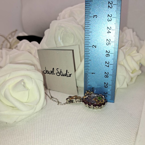 ONE of A KIND necklace and Work of Art by Shweta Bhargava Sterling Silver - Picture 12 of 14